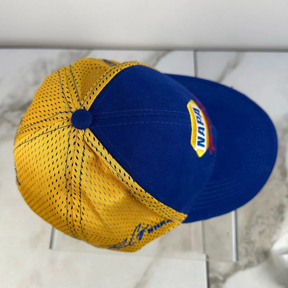Team NAPA Racing Blue & Gold Hat Cap Adjustable Sports